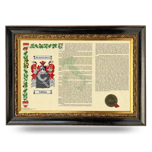Toffolon Armorial Landscape Framed - Heirloom