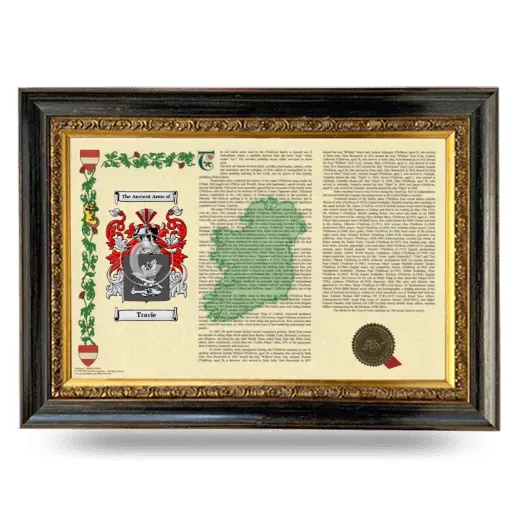 Tracie Armorial Landscape Framed - Heirloom