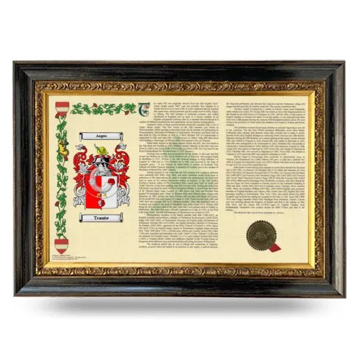 Trante Armorial Landscape Framed - Heirloom
