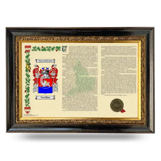 Trevillian Armorial Landscape Framed - Heirloom