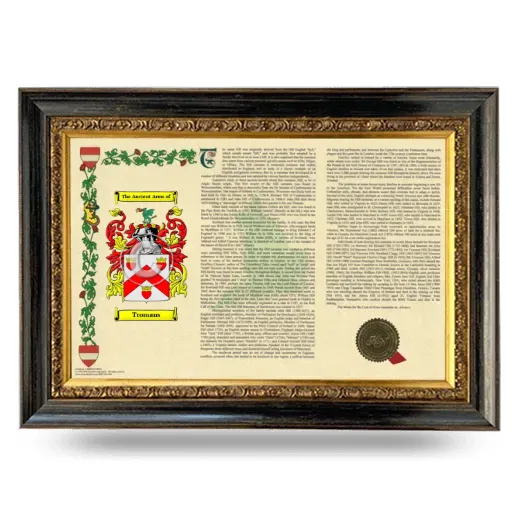 Tromans Armorial Landscape Framed - Heirloom