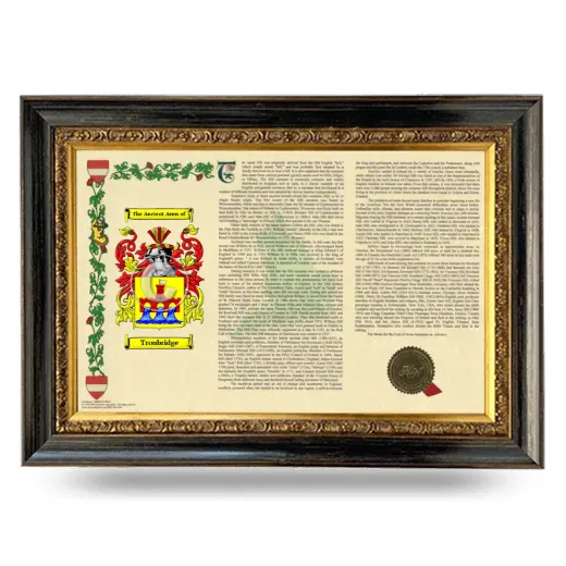 Troubridge Armorial Landscape Framed - Heirloom