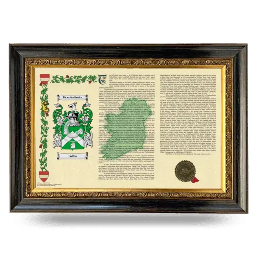 Tullie Armorial Landscape Framed - Heirloom