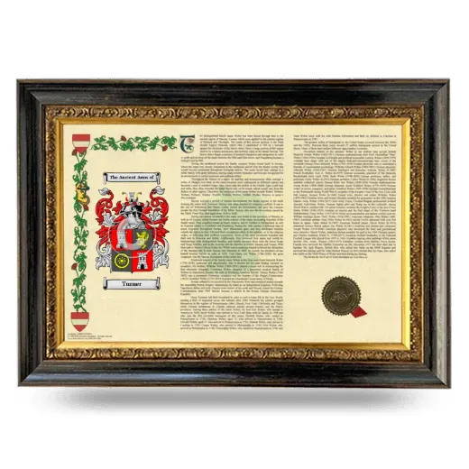 Turner Armorial Landscape Framed - Heirloom