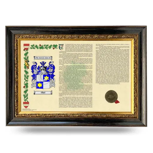Ubel Armorial Landscape Framed - Heirloom