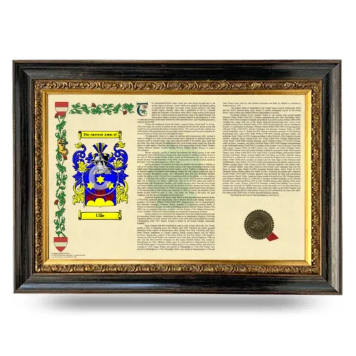 Ulle Armorial Landscape Framed - Heirloom
