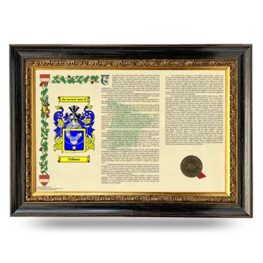 Urbano Armorial Landscape Framed - Heirloom