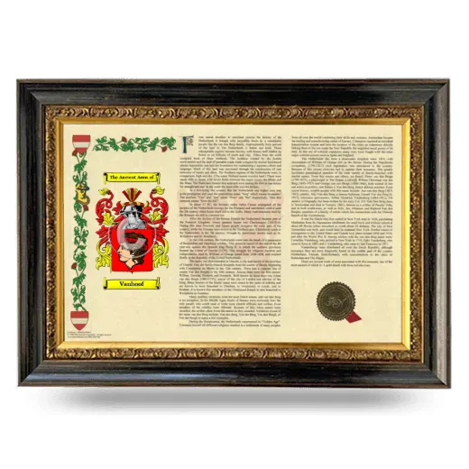 Vanhoof Armorial Landscape Framed - Heirloom