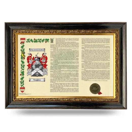 Vaughan Armorial Landscape Framed - Heirloom