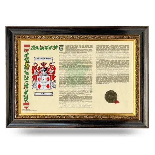 Vellon Armorial Landscape Framed - Heirloom