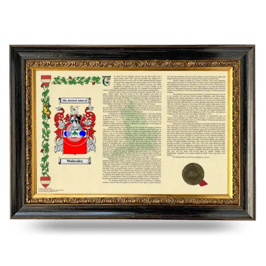 Walmsley Armorial Landscape Framed - Heirloom