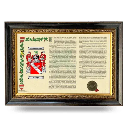 Walwyn Armorial Landscape Framed - Heirloom