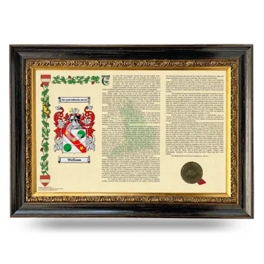 Welham Armorial Landscape Framed - Heirloom