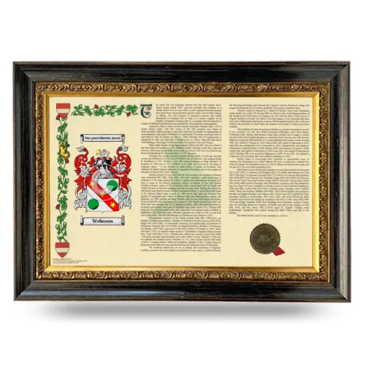 Welmans Armorial Landscape Framed - Heirloom