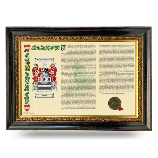 Werk Armorial Landscape Framed - Heirloom