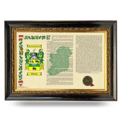 Whinney Armorial Landscape Framed - Heirloom