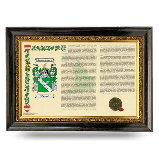 Whitnall Armorial Landscape Framed - Heirloom