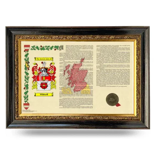 Whitsell Armorial Landscape Framed - Heirloom