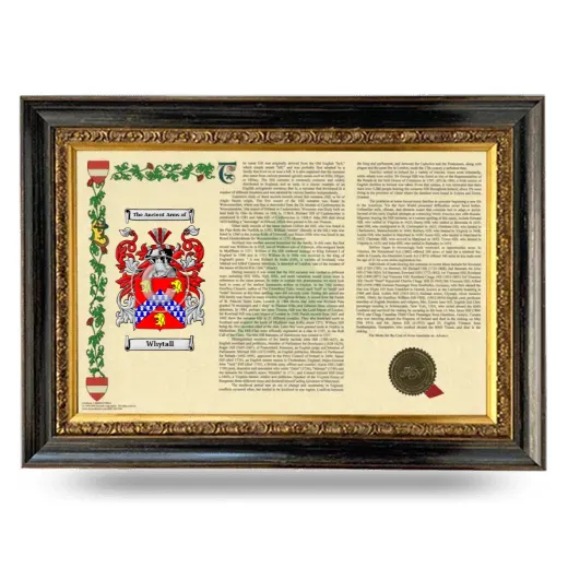Whytall Armorial Landscape Framed - Heirloom