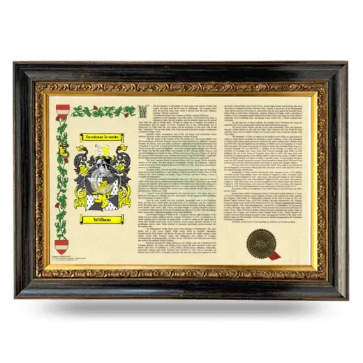 William Armorial Landscape Framed - Heirloom