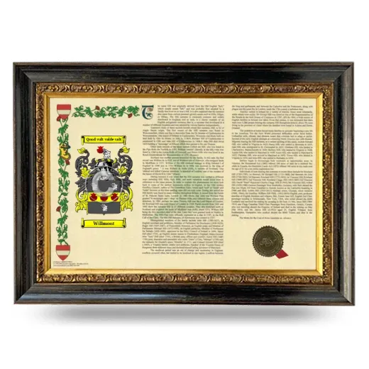 Willmont Armorial Landscape Framed - Heirloom