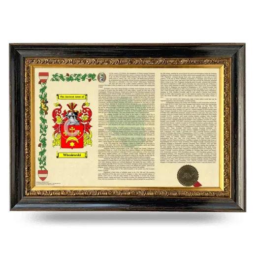 Wisniewski Armorial Landscape Framed - Heirloom