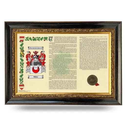 Witte Armorial Landscape Framed - Heirloom