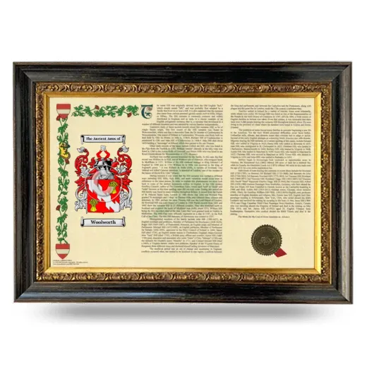 Woolworth Armorial Landscape Framed - Heirloom