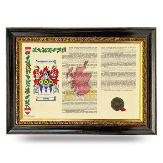 Young Armorial Landscape Framed - Heirloom