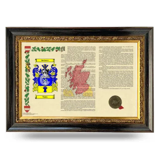 Yuen Armorial Landscape Framed - Heirloom