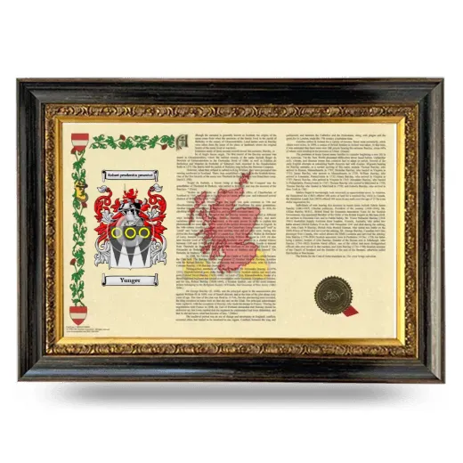 Yunger Armorial Landscape Framed - Heirloom