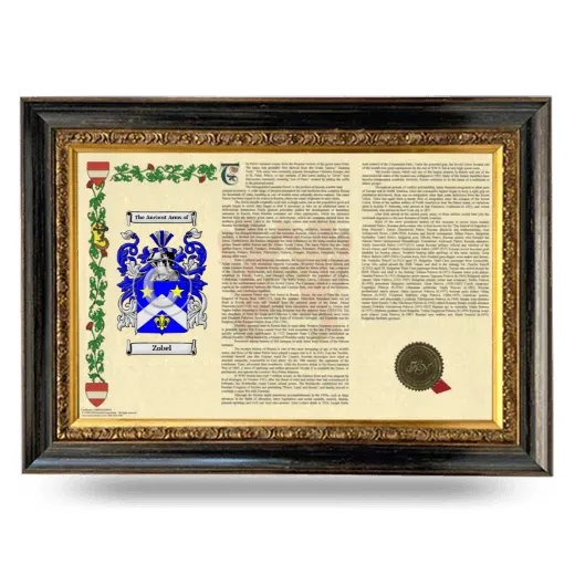 Zobel Armorial Landscape Framed - Heirloom