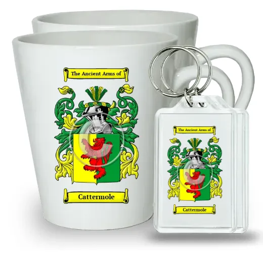 Cattermole Pair of Latte Mugs and Pair of Keychains