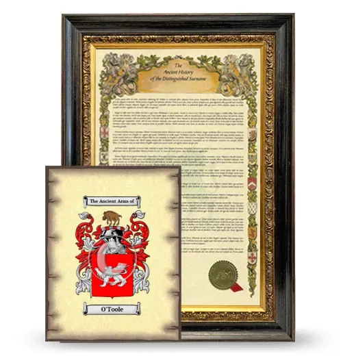 O'Toole Framed History and Coat of Arms Print - Heirloom