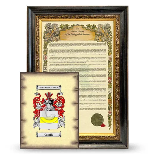 Camilo Framed History and Coat of Arms Print - Heirloom