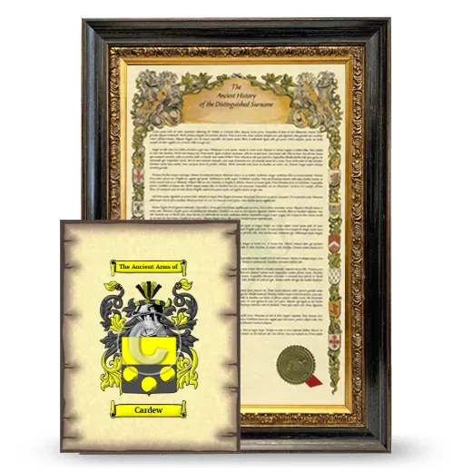 Cardew Framed History and Coat of Arms Print - Heirloom
