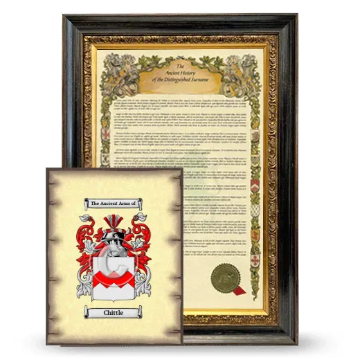 Chittle Framed History and Coat of Arms Print - Heirloom