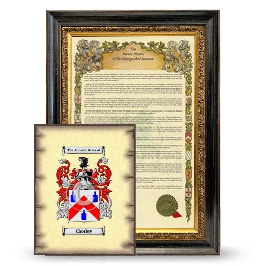 Chorley Framed History and Coat of Arms Print - Heirloom