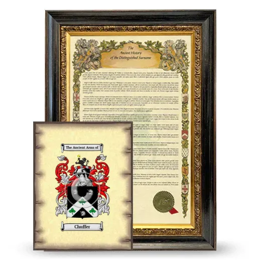 Chuffer Framed History and Coat of Arms Print - Heirloom
