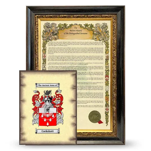 Cockshott Framed History and Coat of Arms Print - Heirloom