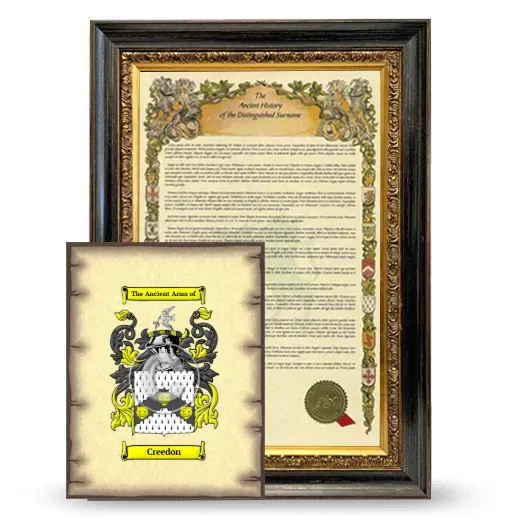 Creedon Framed History and Coat of Arms Print - Heirloom