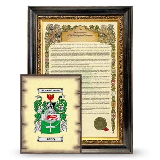 Cromey Framed History and Coat of Arms Print - Heirloom