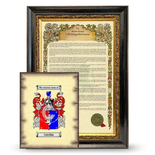 Cutchin Framed History and Coat of Arms Print - Heirloom