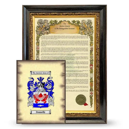 Donnelly Framed History and Coat of Arms Print - Heirloom