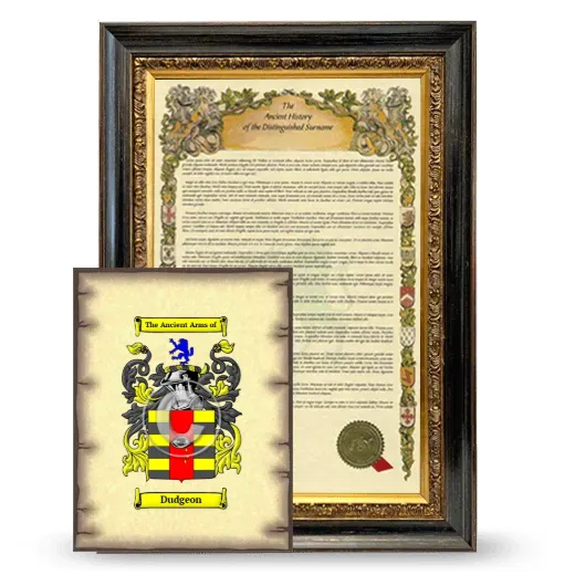 Dudgeon Framed History and Coat of Arms Print - Heirloom