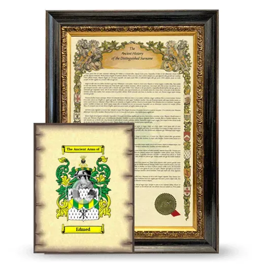 Edmed Framed History and Coat of Arms Print - Heirloom