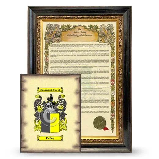 Farley Framed History and Coat of Arms Print - Heirloom