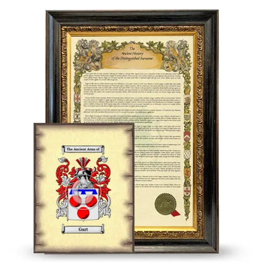 Gurt Framed History and Coat of Arms Print - Heirloom