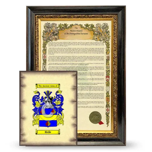 Heile Framed History and Coat of Arms Print - Heirloom