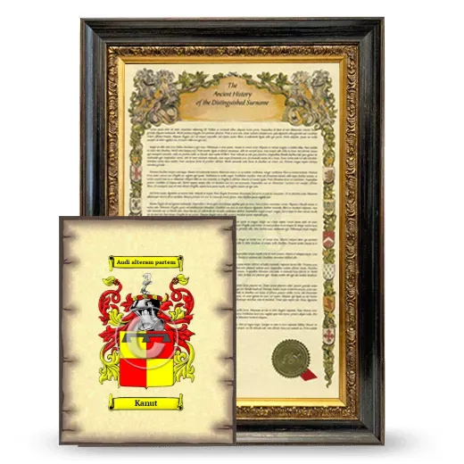Kanut Framed History and Coat of Arms Print - Heirloom